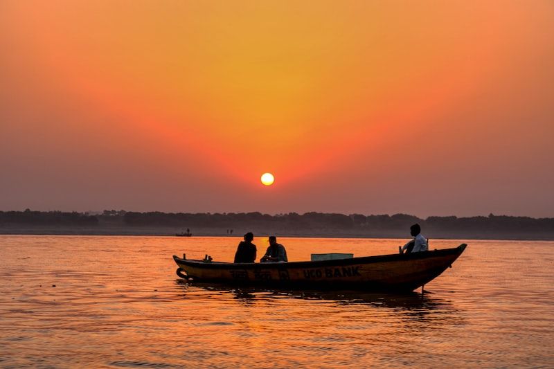 Amanecer en el Ganges