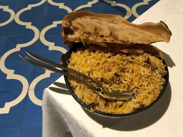 Biryani de pollo