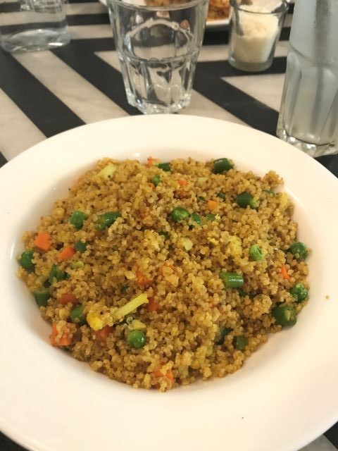 Pulao de quinoa en Jaipur Modern