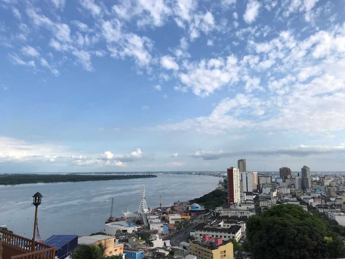 Vista del río Guayas