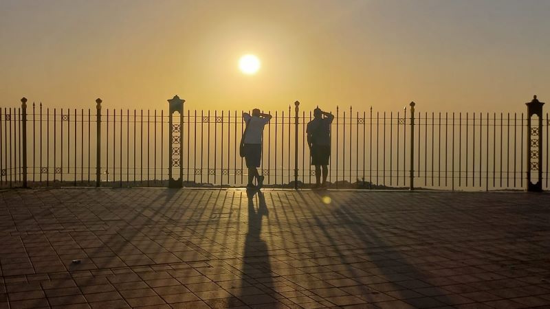 Puesta de sol en Jebel Hafeet