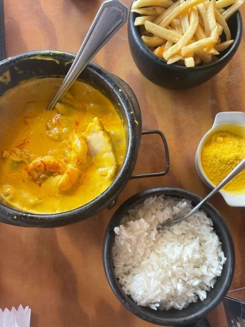 Moqueca de camarones